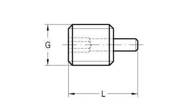 Tornillos de ajuste longitudinal para portapinzas HSK