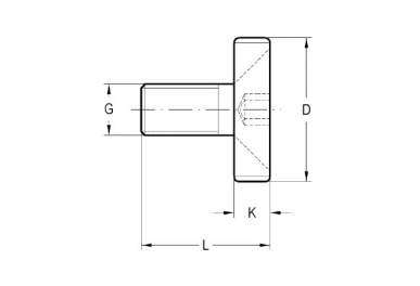 Tornillo + arandela para ejes portafresas. "Alojamiento " Allen