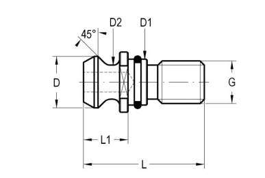 Tirantes ISO 7388/2 ( 45°)