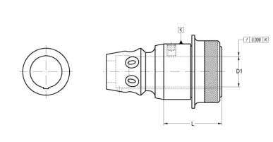 Adaptador de regulación axial para sistema de cambio rápido