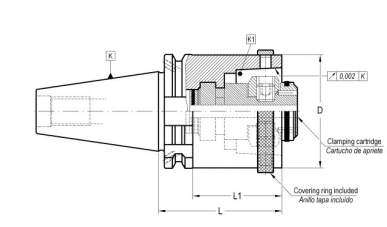 Adaptadores DIN 69871 - DIN 69063-HSK