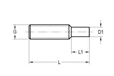 Tornillos de ajuste longitudinal para portapinzas ISO