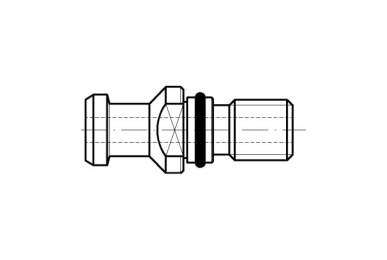 DIN 69872 - ISO 7388/2 pull studs ( 15°)